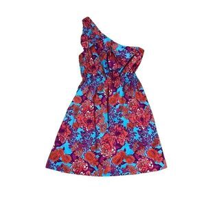 Ellen & Ollie One Shoulder Bow Dress Size 6